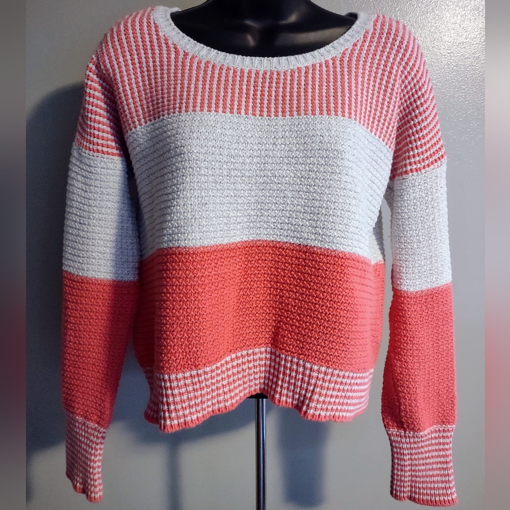Victoria's Secret Knit Sweater, Coral, Size Medium, Excellent condition!